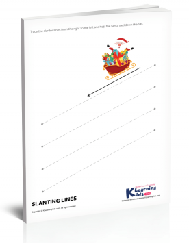 Santa-Slanting-Lines